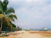 Strand am Viktoriasee in Entebbe, Uganda