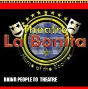 Das Logo des Theaters La Bonita in Kampala, Uganda