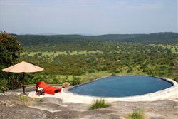 Mihingo Lodge: Pool-Bereich
