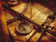 Compass and map