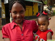 Open and friendly population in Uganda