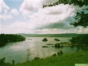 The source of the Nile on Lake Victoria in Jinja, Uganda